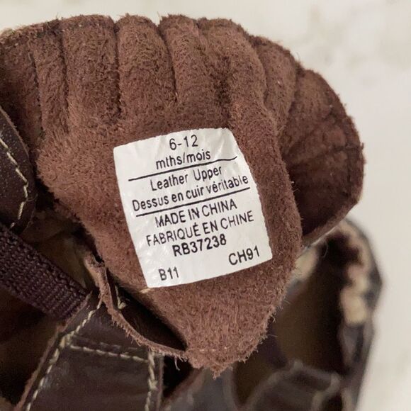 Robeez Brown Baby Walker Shoes - Picture 7 of 7